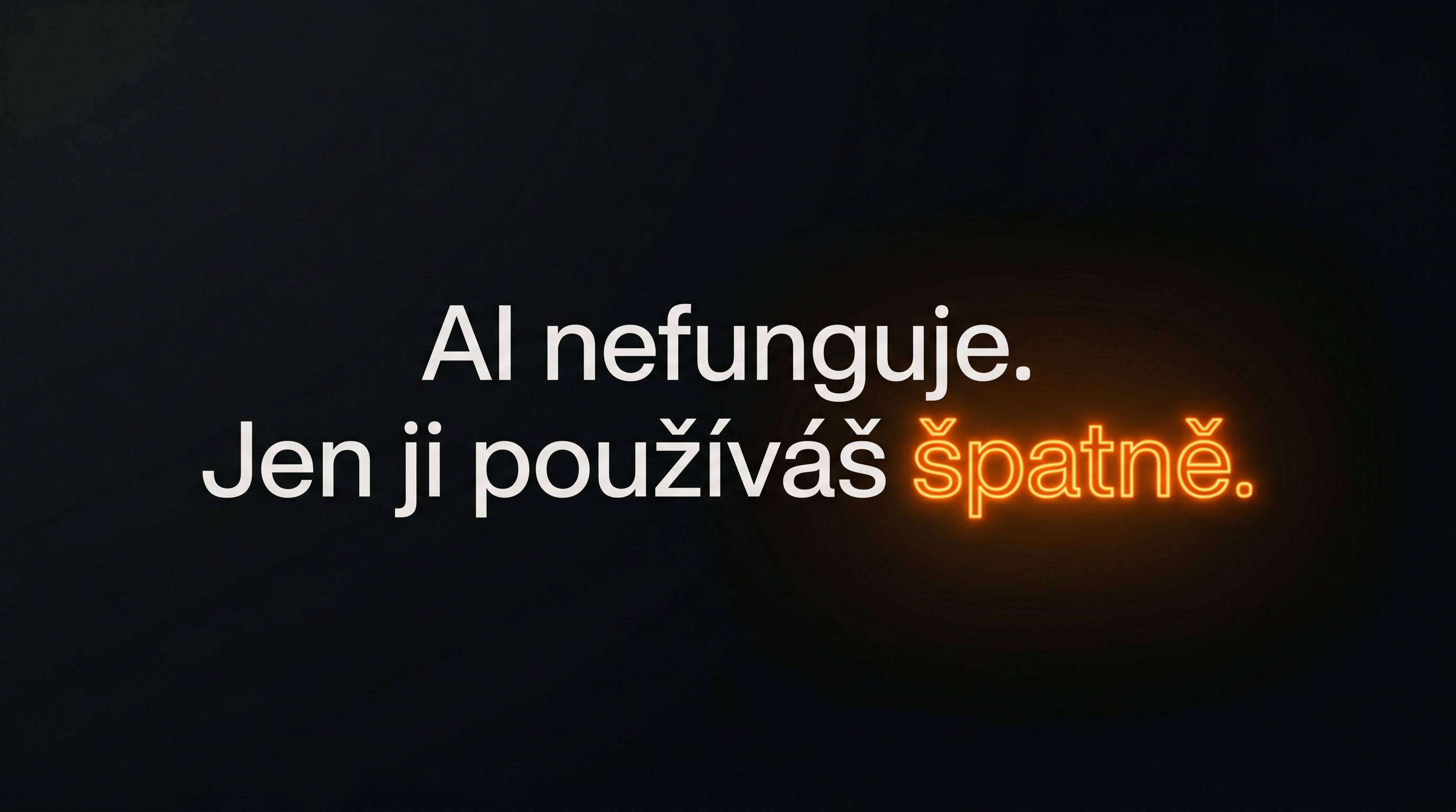 Cover článku: Proč AI nefunguje